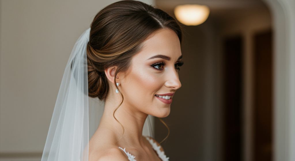 15 Wedding Hairstyle Ideas with Veils: From Updos to Curls 18 iask ai image 37
