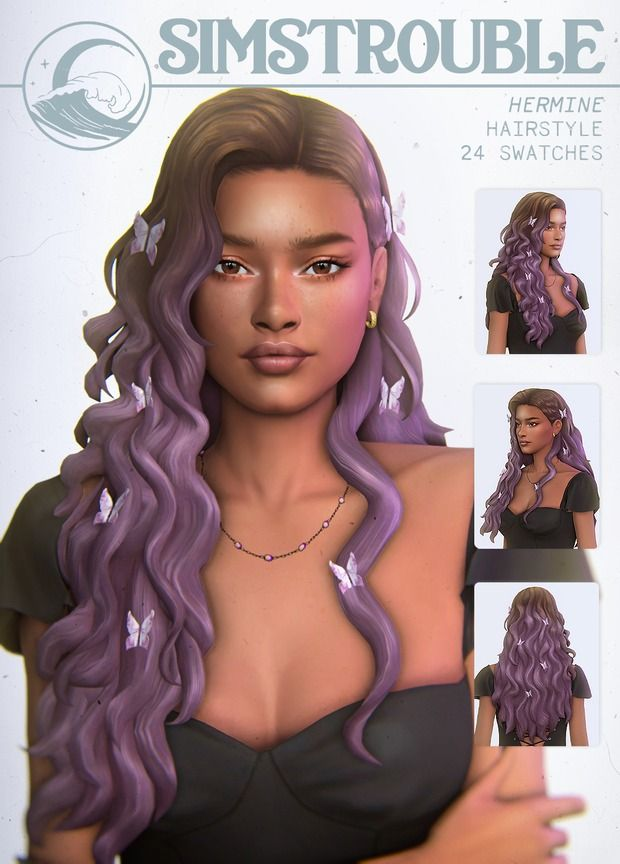 Long, Short, Curly? The Best Sims 4 Hair CC for Every Look 11 image 209