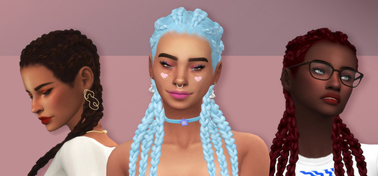 Top 25 Sims 4 Hair CC for Black Sims – Braids, Locs & Curls (2025 Edition) 3 image 257