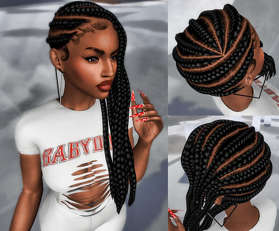 Top 25 Sims 4 Hair CC for Black Sims – Braids, Locs & Curls (2025 Edition) 10 image 264