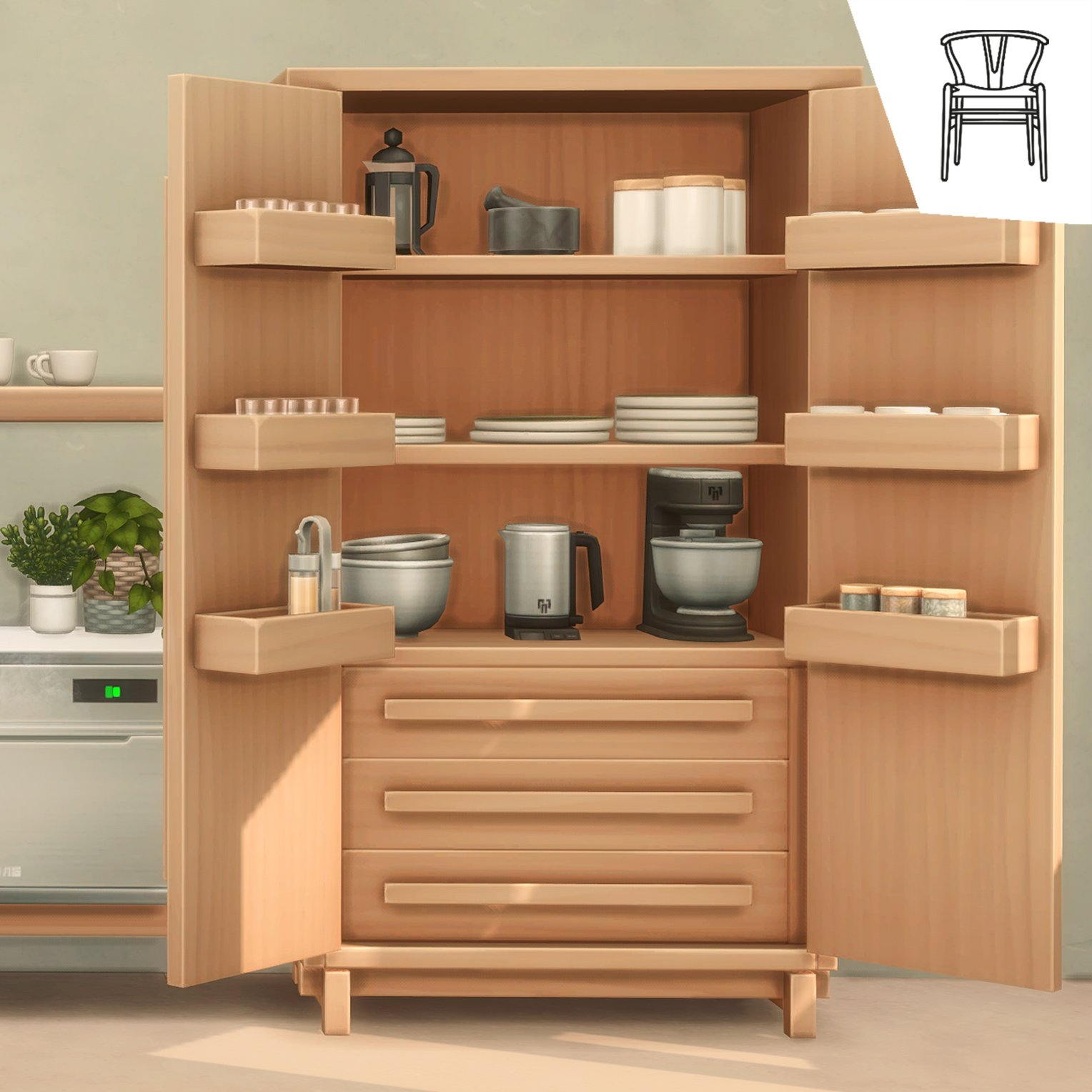 Realistic Sims 4 Furniture CC for Modern Builds. 4 image 170