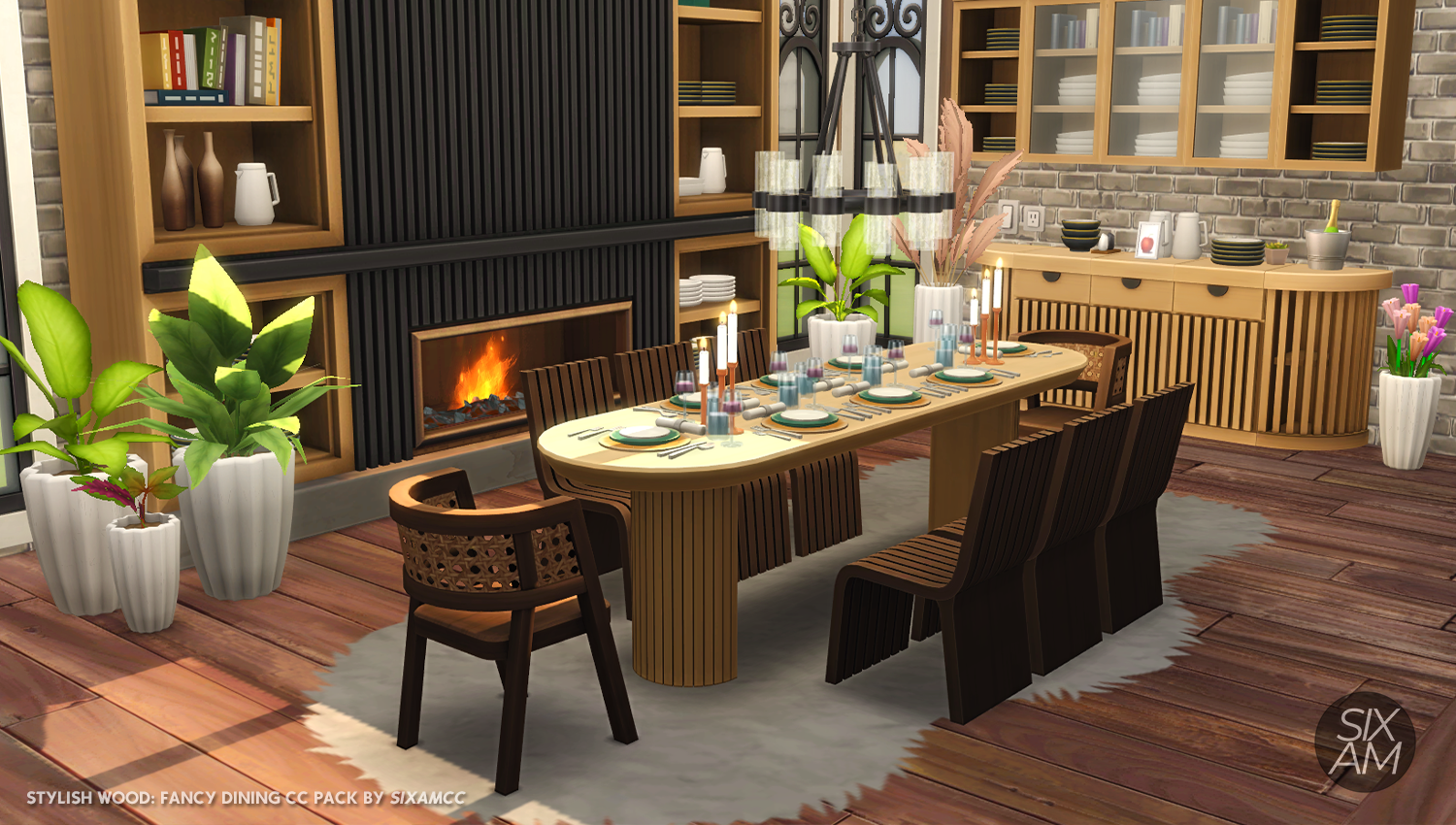 Realistic Sims 4 Furniture CC for Modern Builds. 17 image 183