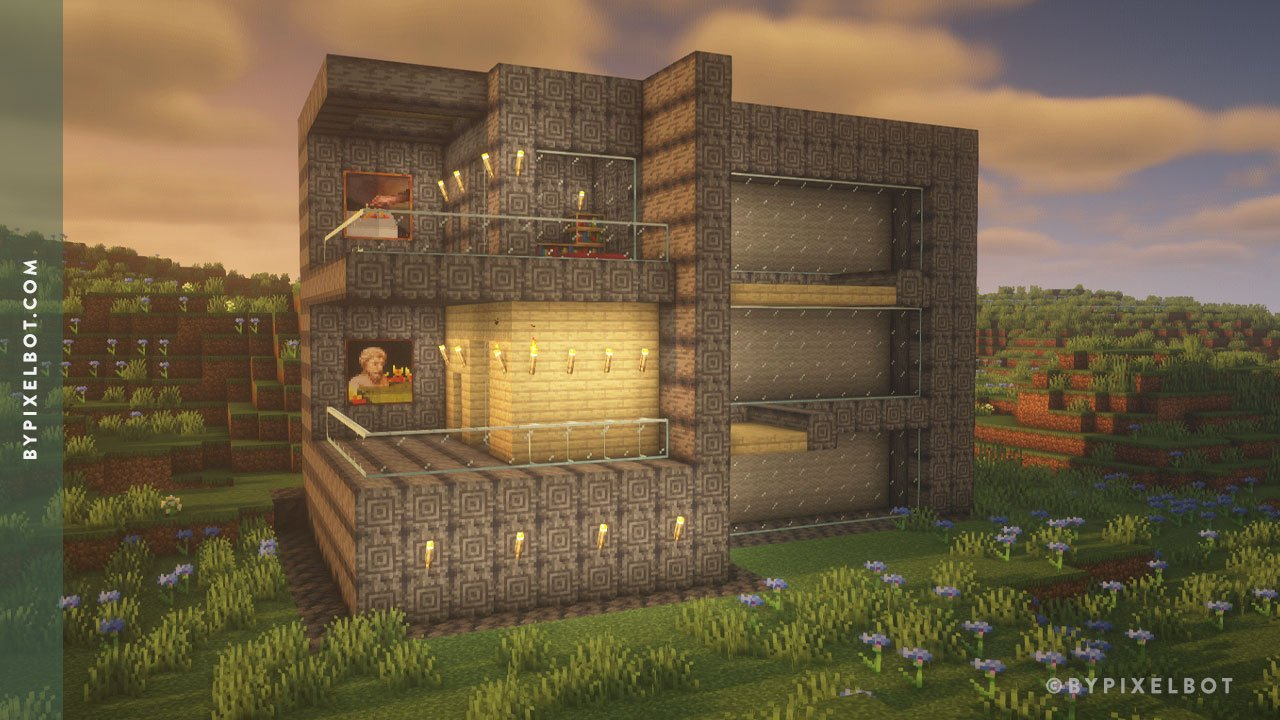 Minecraft House Building Guide: Tips, Tricks, and Blueprints. 8 image 27