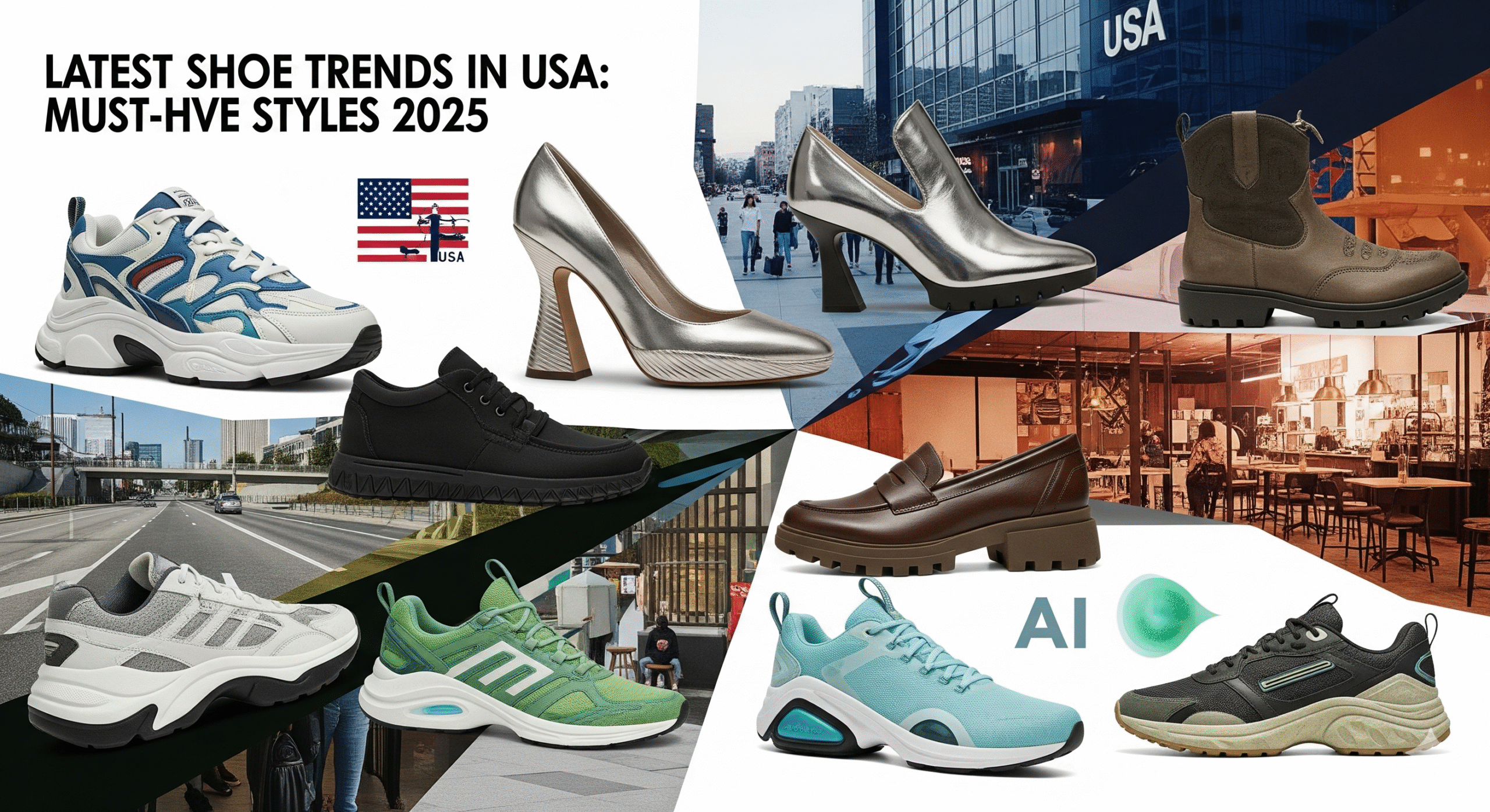 Latest Shoe Trends in the USA: Must-Have Styles 2025
