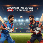 Afghanistan vs UAE Live – T20I Tri-Series 2025