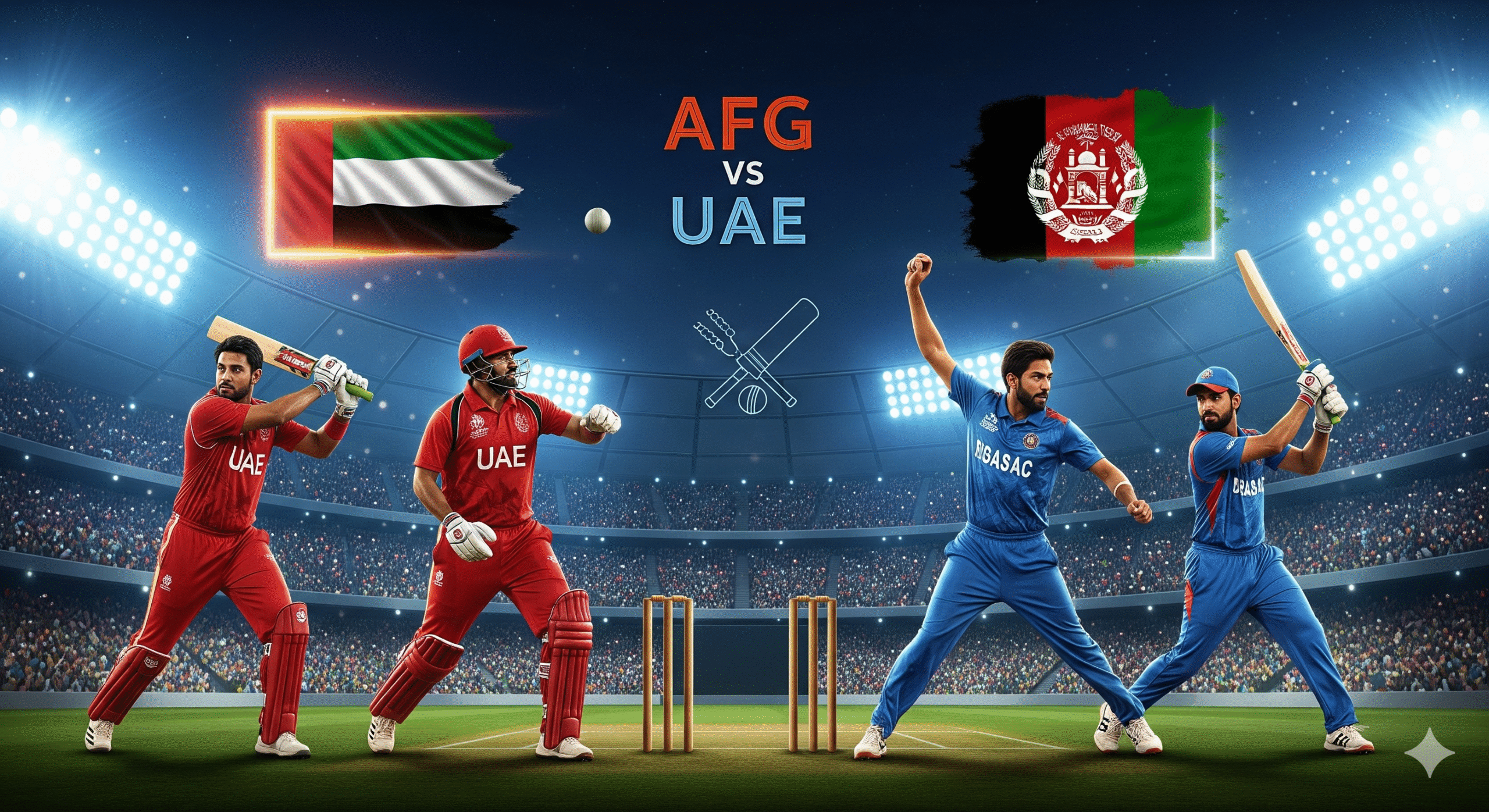 UAE vs Afghanistan Today Match Live | T20I Tri-Series 2025