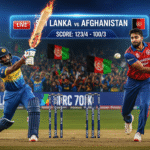 Sri Lanka vs Afghanistan – Head to Head, Streaming & Score